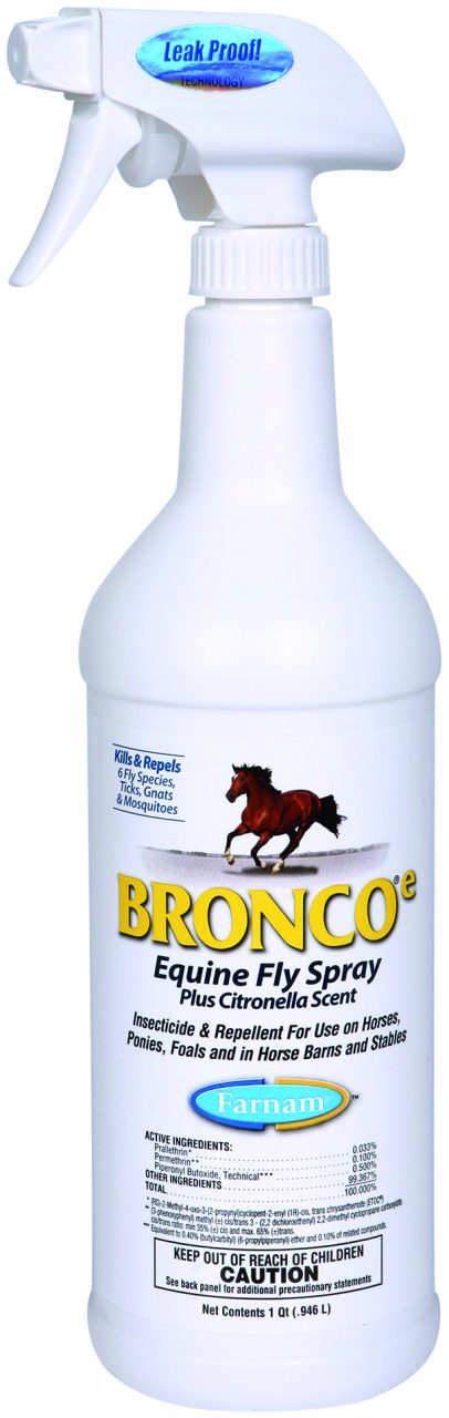 Bronco-E Equine Fly Spray – Hillside Harness, Ltd.