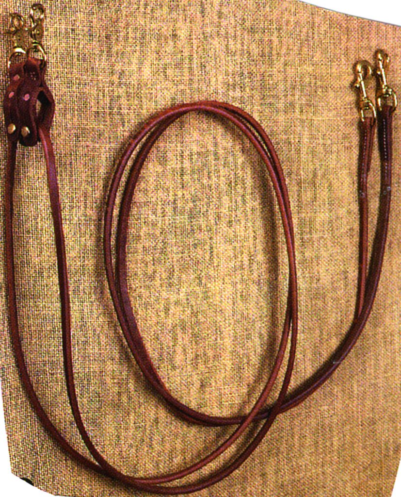 Herman Oak Harness Leather Pulley Draw Reins Hillside Harness, Ltd.